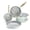 Sage Green, variant on Chef Power 7 Pcs Ceramic Cookware Sets, Non-Stick Pots and Pans Set with Stainless Steel Handles, Dishwasher and Oven Safe, Sage Green with Light Gold Handles