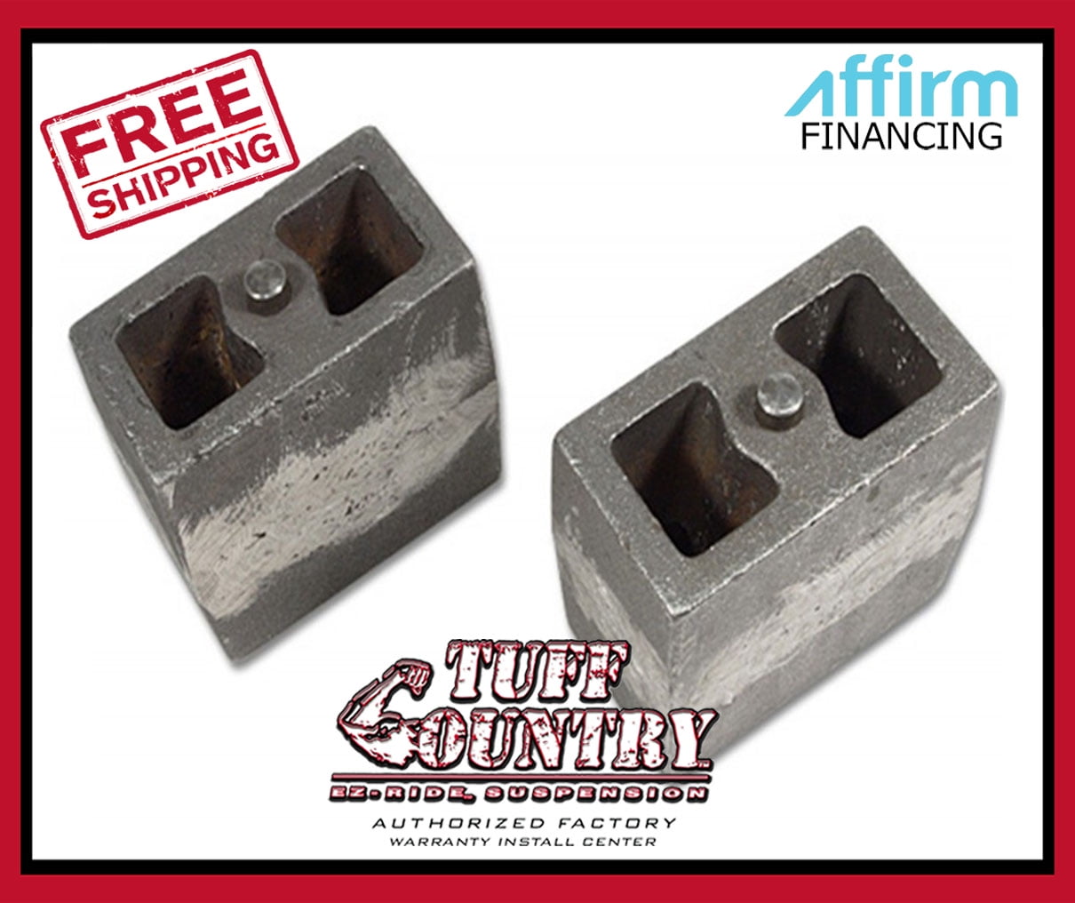 Tuff Country 79056 5.5" Axle Lift Blocks Universal