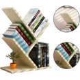 thumbnail image 3 of Bibliothèque Structure Branche d'Arbre Unique, Finition Rustique Design Moderne pour Gain de Place, Érable Blanc, 3 of 5