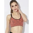 thumbnail image 5 of SAYFUT Women's Seamless Active Keyhole Mesh Racerback Sports Bra Middle Impact 2-Pack, 5 of 6