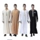 thumbnail image 1 of Hombres Mu Saudi Robe Kaftan Dubai Túnica Blusa Larga Top Thobe Ropa, 1 of 3