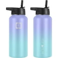 thumbnail image 6 of Iron Flask Sports Water Bottle - 3 Lids - 32 oz - Cotton Candy, 6 of 9