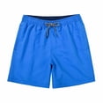 thumbnail image 2 of 3 Pcs Mens Swim Trunks With Mesh Liner Quick Dry Bathing Suit Swimswear Red Light Blue Royal Blue Size 2XL, 2 of 9