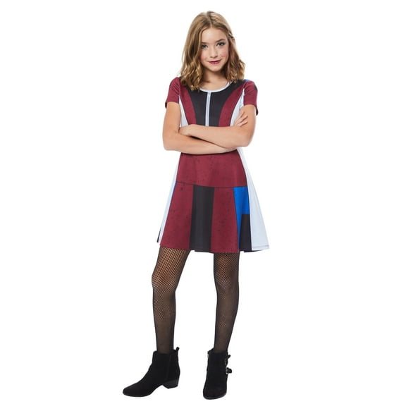 Disney Descendants Evie Girl's Halloween Fancy-Dress Costume for Child, L