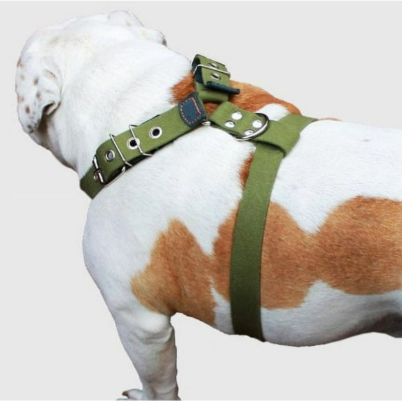 Cotton Web Dog Harness Large. Fits Girth 29"-34.5". 1.5" Wide Straps, Rottweiler, Doberman, Boxer