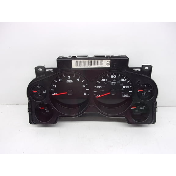 Pre-Owned 2007-2011 Chevrolet Silverado 1500 MPH Speedometer Head Cluster 25861647 52K OEM - Verify Specific Vehicle Fitment In Description - (Good)