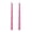 Pink Bow-2PC, variant on chaungfeng 10 Inch Bow Print Taper Candles Set of 2, Valentine Pink Decorative Candles Long Unscented Candle Sticks for Birthday Wedding Anniversary Party Home Table Decor