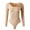 Beige, variant on YABCSAZ Shapewear for Women Tummy Control Bodysuit Long Sleeve Seamless Body Shaper Underwear Waist Cincher Corset, Sculpting Snatched Waist Trainer Postpartum Support Shaper Thong Body Suit