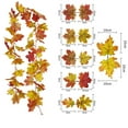 thumbnail image 1 of AKEGAMN Fall Decor Festival Simulation Maple Leaf Rattan Decoration Christmas Party Wall Hanging Maple Leaf Rattan, 1 of 2