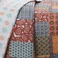 thumbnail image 4 of Hermoso juego de cama con edredón reversible, cubrecama liviano para todas las estaciones para dormitorio, hogar, departamento, tamaño Queen, 3 piezas, 4 of 5
