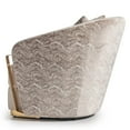 thumbnail image 6 of Michael Amini Carmela Accent Chair - Almond/Gold, 6 of 19