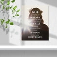thumbnail image 5 of God Serenity Prayer Wall Decor,God Grant Me The Serenity Canvas Prints Bible Verse Poster Christian Prayer Religious Gifts Scripture Artwork for Bedroom Office Living Room W654, 5 of 6