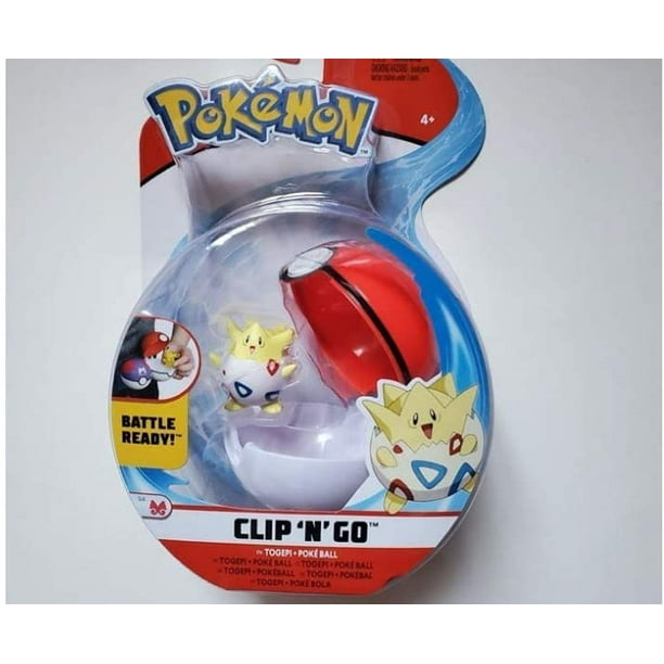 Pokemon Clip n Go Poke Ball Togepi Figure - Walmart.com - Walmart.com