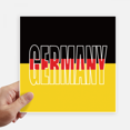 thumbnail image 1 of Autocollant Drapeau Pays Allemagne, Étiquettes Murales, Image pour Ordinateur Portable, Autocollant Adhésif, 1 of 1