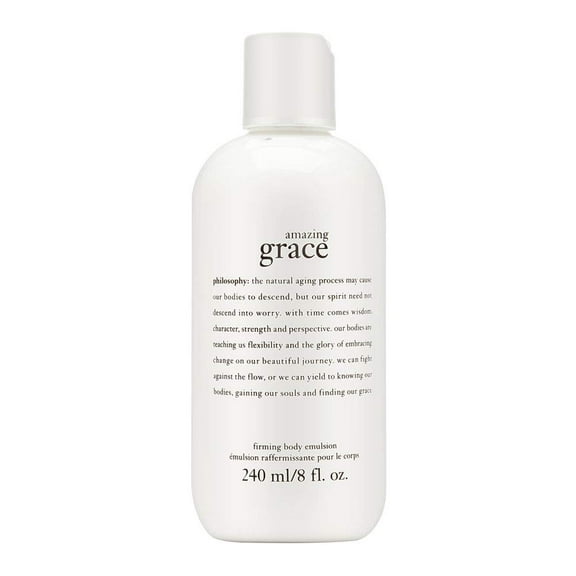 Philosophy Amazing Grace Firming Body Emulsion for Women, for Dry, Aged or Wrinkled Skin, 8.0 Ounce