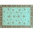 thumbnail image 1 of Ahgly Company Indoor Rectangle Oriental Light Blue Traditional Area Rugs, 3' x 5', 1 of 4