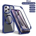 thumbnail image 1 of 2IN1 For Magsafe 360° Protection Case For iPhone 16 14 13 12 11 15 Pro Max Plus Front+Back Silicone Clear Magnetic Full Cover tzw, 1 of 7