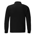 thumbnail image 4 of Miluxas Men's Knitted Turtleneck Sweater Long Sleeve Slim Fit Designer Shawl Collar Pullover Black, 4 of 6