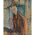 thumbnail image 2 of Amedeo Modigliani 20x24 Gold Ornate Framed and Double Matted Museum Art Print Titled - Reverie (Study for the Portrait of Frank Burty Haviland) (1914), 2 of 4