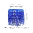 thumbnail image 4 of Glitter Skirt with Fringe Dance Skirt Women Short and Sequin Trim Dance Skirt British Party and Carnival New Hot Mini Skirt, 4 of 9