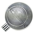 3Cup Stainless Steel Rotary Hand Crank Flour S ifter with 2 Wire