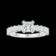 thumbnail image 4 of 2.24 Ct Luxurious Princess Cut Moissanite Diamond (D/VVS1) Engagement Ring for Ladies in 18K White Gold Size 4 by Diamond-Capitals, 4 of 8