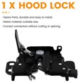 thumbnail image 4 of 68261144AA Car Front Hood Latch Lock for 2013 2014 2015 2016 Sedan, 4 of 5