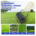 thumbnail image 3 of 40L Lawn Roller - Water/Sand Fillable - Garden Compactor with U-Handle - Black, 3 of 9