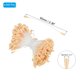 thumbnail image 2 of Uxcell 2.5mm Doble Cabezas Estambres de Flor, 340 Pcs Pistilo de Flor Artificial Mate para Decoración Navideña, Beige, 2 of 6