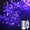 Purple, variant on Christmas Tree Cluster Lights, Firecrackers String Lights 3M 100LED Cluster Christmas Lights Waterproof USB with Remote