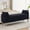 Black, variant on BaseBeauty 66.5" Bedroom Storage Bench for End of Bed King Size with Zipper Pocket, Black