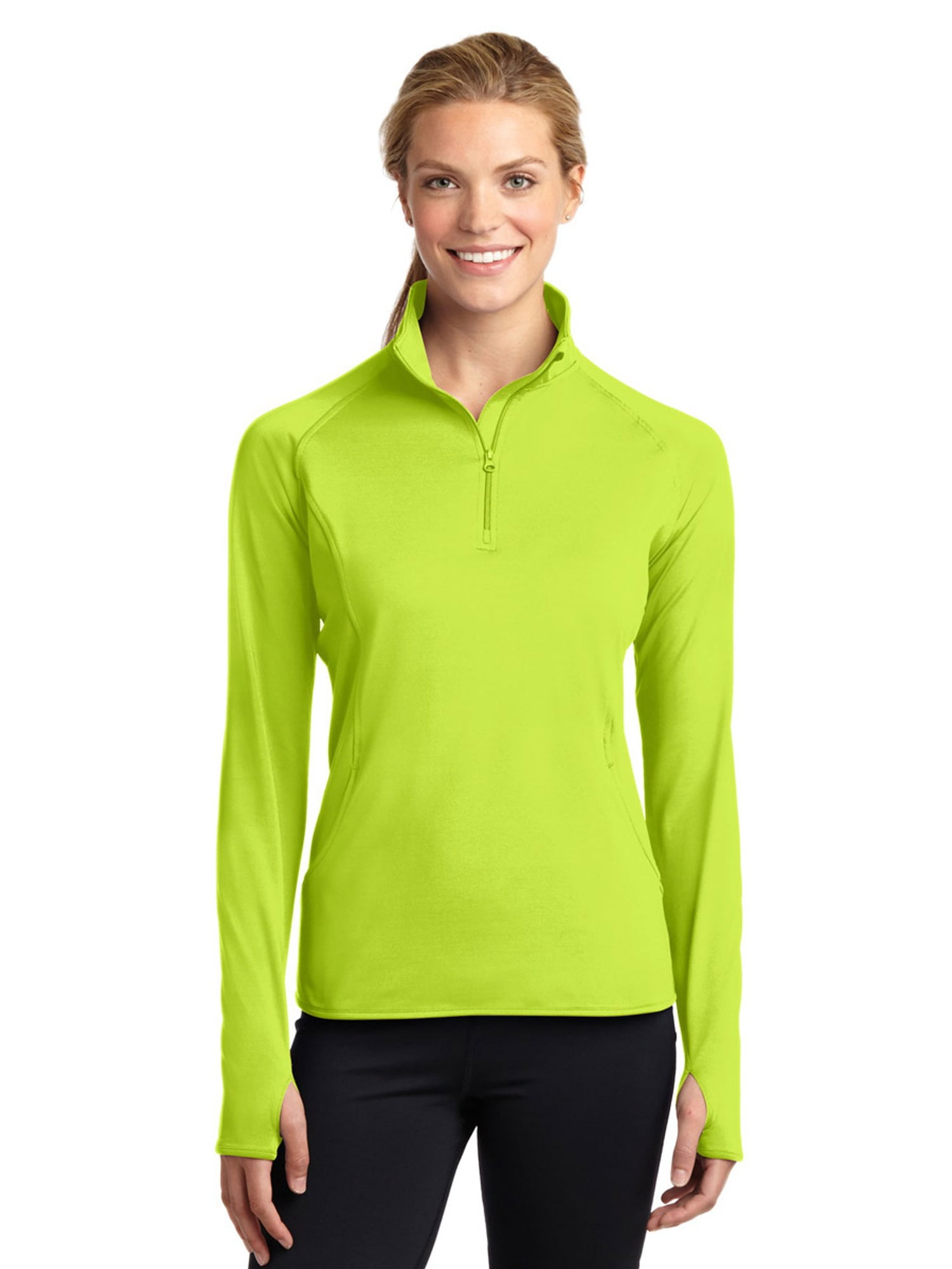 SportTek SportTek Women's Performance 1/2 Zip SportWick Pullover