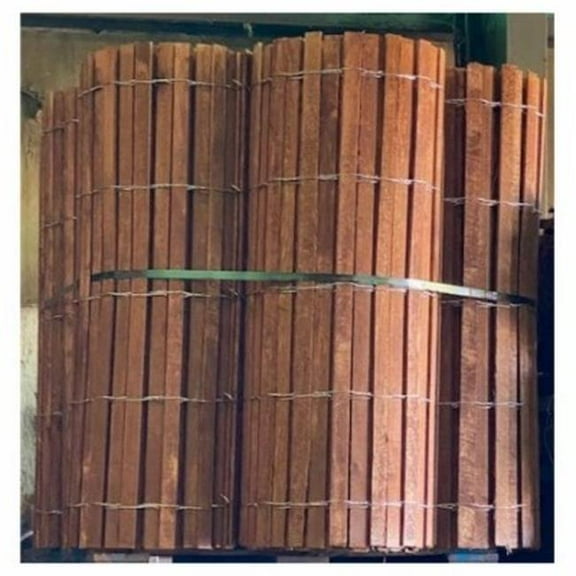 Kalinich Fence 274122 4 x 50 ft. Red Painted Wood Sand Fence