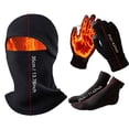 thumbnail image 5 of YHAICO Winter Socks for Men Thermal Cute Mid-calf Socks Print Socks Winter Outdoor Cycling Warm Hat Gloves and Socks Set Windproof Warm Sports, 5 of 5