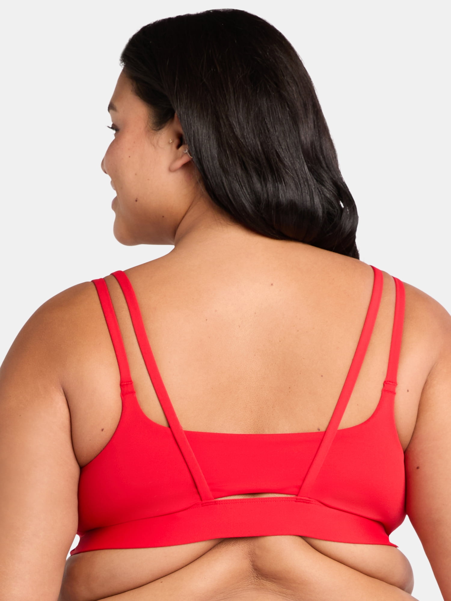 Avia Strappy Sports Bra for Women, Medium Support, S-3XL