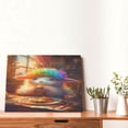 thumbnail image 4 of Gukieu Rainbow Lamb Breakfast Print Horizontal Canvas Decorative Painting 12x16 Inch Shrinkage Resistant Frame Hanging Home Wall Art Decor, 4 of 6