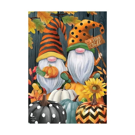 KAGAYD Halloween Banner Pumpkin Dwarf Man Kittena Double-Sded Printing Garden Flag