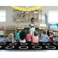 thumbnail image 2 of Large Area Rug Washable Rugs for Living Room Comfort Standing Rug 5' x 7' Carpets Circle Sampler Abstract Classroom Educational Area Rug for School, Home, Bedroom, Learning Centers, 2 of 6