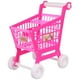 thumbnail image 2 of Carrito de compras de juguete para niños, mini carrito de compras de supermercado de simulación para niños pequeños, color rosa, 2 of 8