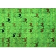thumbnail image 1 of Ahgly Company Indoor Rectangle Abstract Green Modern Area Rugs, 5' x 8', 1 of 4
