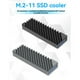 thumbnail image 4 of Disipador de SSD M.2 M2 2280 para Disco Duro de Estado Sólido, Junta de Aluminio con Almohadilla Térmica de Silicona, Accesorios para PC, Color Negro., 4 of 5