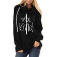 thumbnail image 3 of Sudaderas Con Capucha Para Mujer, Sudaderas Con Capucha Informales Para Mujer, Transpirables, Amigables Con La Piel, Poliéster Suave, Estampado De Letras Para Exteriores ANGGREK Otros, 3 of 5