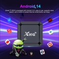 thumbnail image 4 of X96Q Android 14.0 ATV Box 16 GB Quad-Core WiFi6 2.4G/5.8Ghz BT5.0 4K AV1 USB 3.0 Ultra HD Control de, 4 of 9
