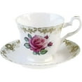 thumbnail image 1 of 230 ml Vintage Roses Teacup & Saucer - Set of 2, 1 of 1