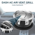 thumbnail image 3 of Panel de ventilación de aire Unique Bargains para Ford F-250 Super Duty 2011-2016, rejilla de aire acondicionado tono plateado claro, 3 of 6
