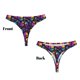 thumbnail image 3 of Fotbe mushroom rainbow color Skull Tanga Sin Costuras para Mujer con Estampado – Panties Invisibles, Transpirables y Cómodos para Uso Diario-4X-Large, 3 of 6