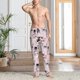 thumbnail image 2 of Balery Cat Pantalones de pijama para hombre, pijama ultraligero, pantalón de descanso-XX-Large, 2 of 6