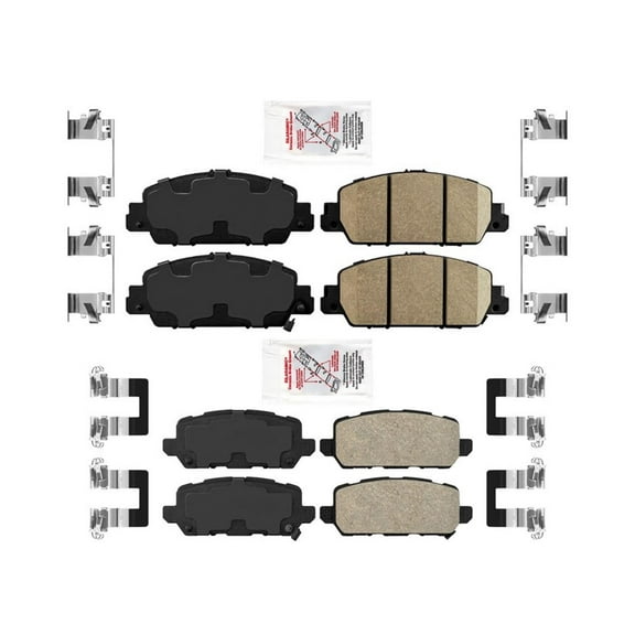 AmeriBrake Front Rear Ceramic Disc Brake Pads for Honda HR-V HRV 2016-2022