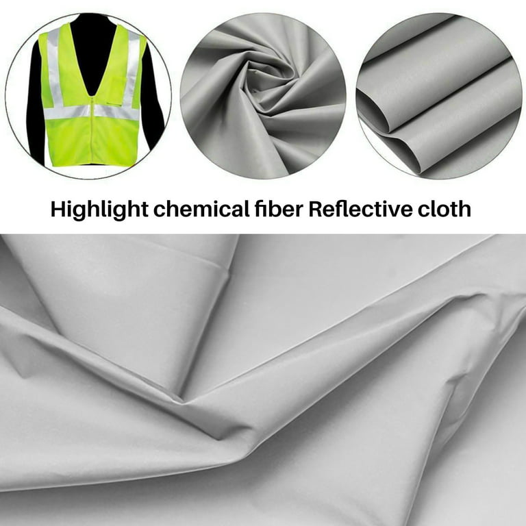 Iron On Reflective Tape High Visibility Premium Fabric DIY for