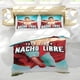 thumbnail image 5 of Nacho Libre Conjunto de sábanas temático, trío de piezas, cómodo y amigable con la piel, diseño único, regalo de decoración para el hogar para familiares, amigos y fans,140cm *210cm, 5 of 6